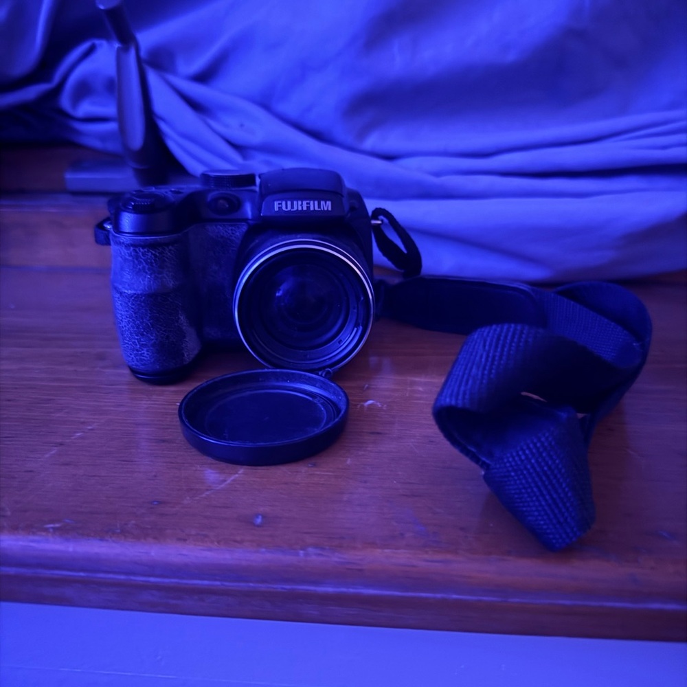 Fujifilm Camera with Black Strap
